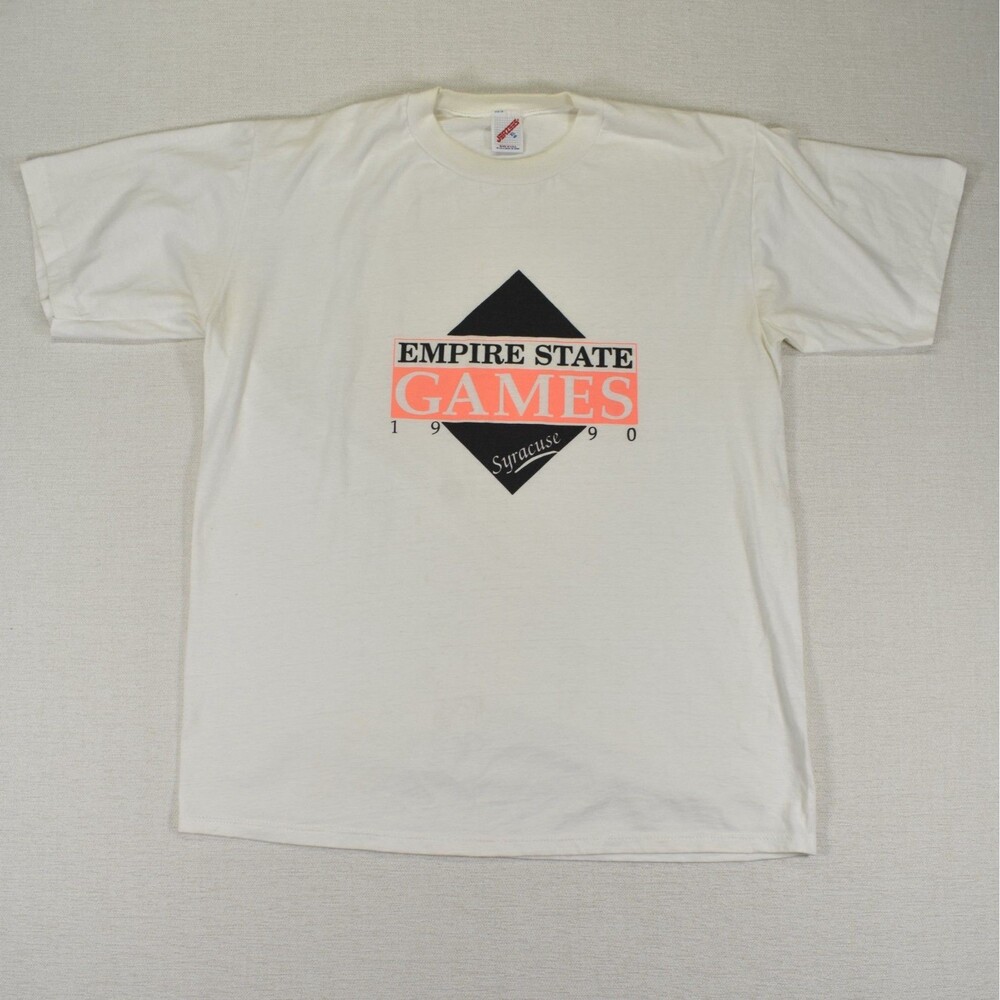 Vintage Single Stitch XL T Shirt Empire State Games Syracuse